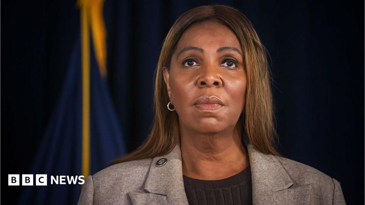 New York Attorney General Letitia James photographed during a news conference where she is appointed special prosecutor in the Cornell University rape case, in October 2026