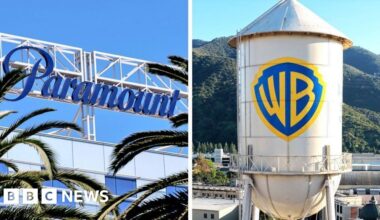 Paramount takes over Warner Bros in $110bn Hollywood merger - BBC