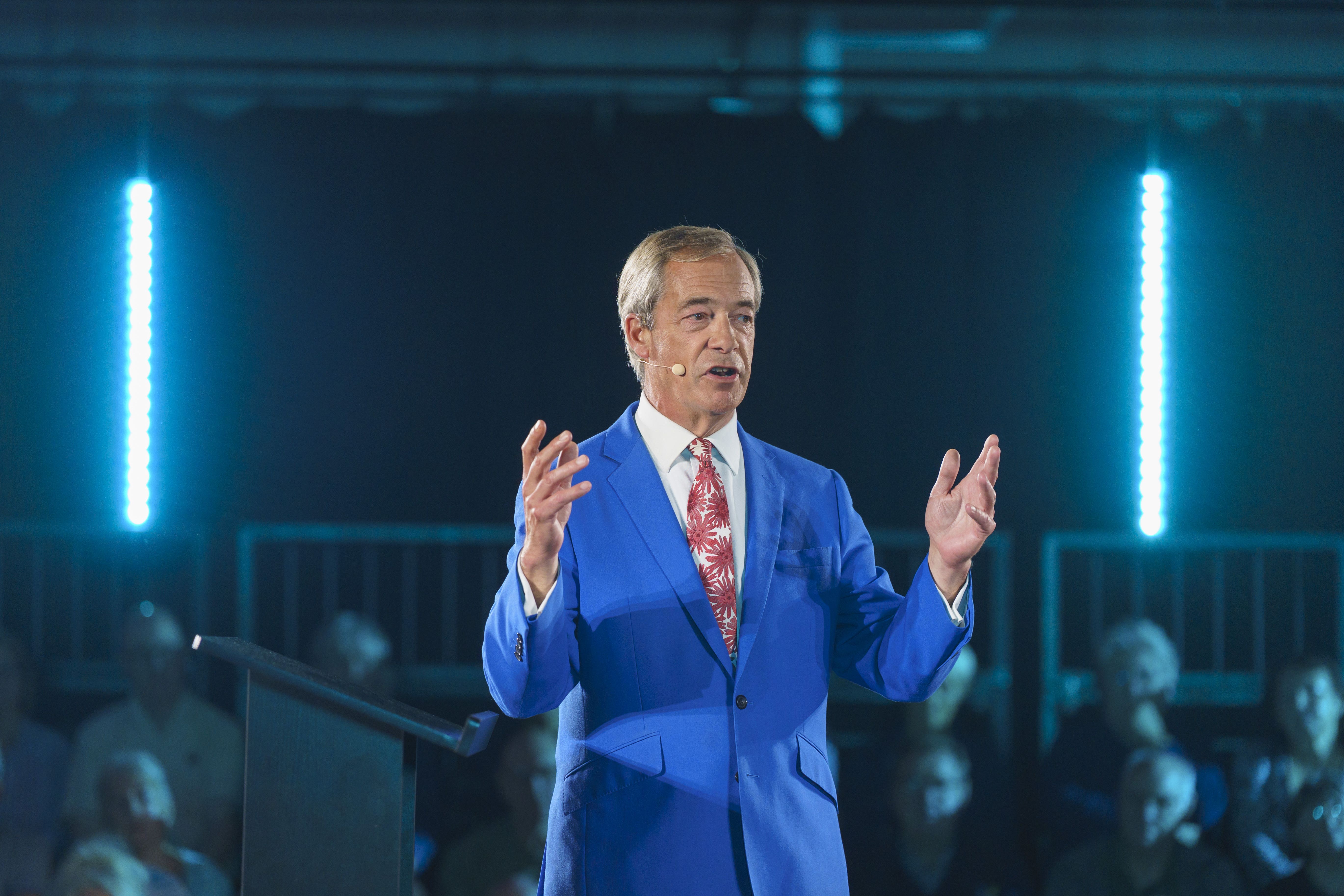 Nigel Farage says a ‘state of national emergency’ is happening at UK borders