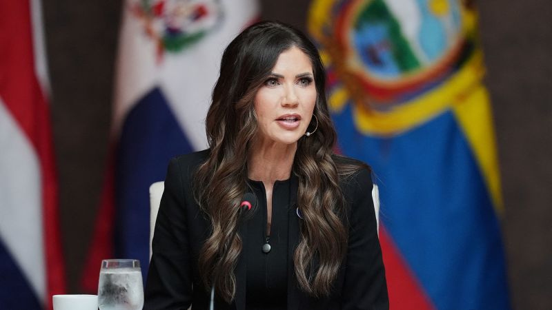 Kristi Noem out as special envoy for the Shield of the Americas