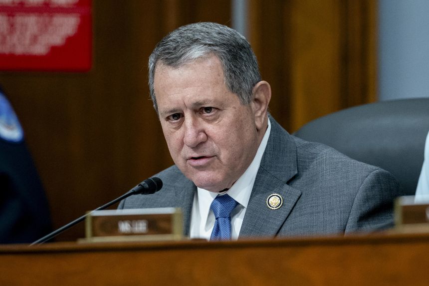 Representative Joe Morelle, a Democrat from New York, during a House Appropriations Subcommittee on Defense hearing in Washington, DC, on Tuesday, May 12.