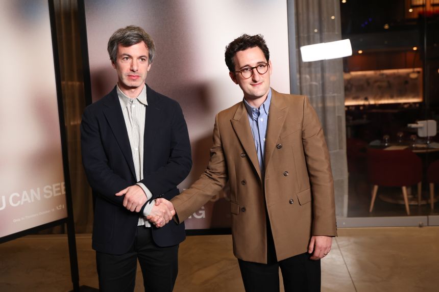 (L-R) Nathan Fielder and Lance Oppenheim attend 