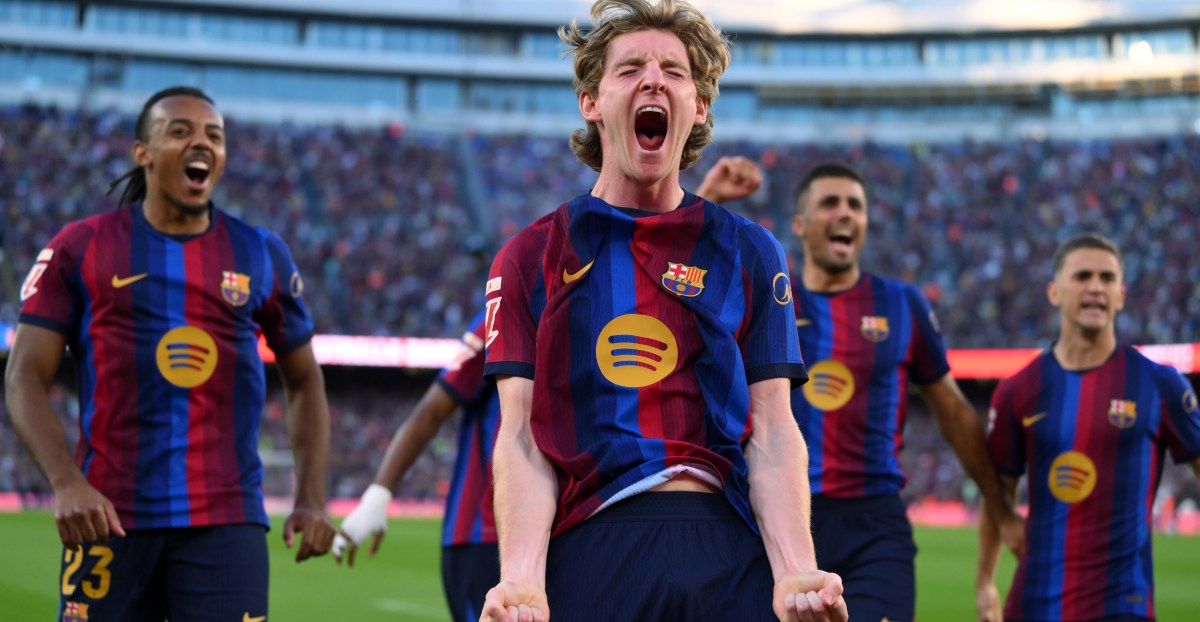 Barcelona 3-0 Getafe: Anthony Gordon scores first Barça goal as La Liga leaders stay perfect