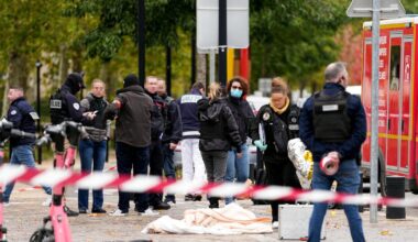 Gunman in Paris suburb kills 1, wounds several in possible terrorist act, wanted "to cause a bloodbath," officials say