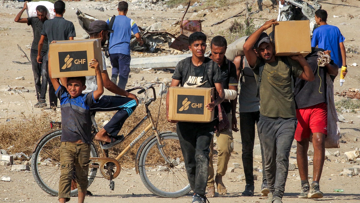 GHF aid in Gaza