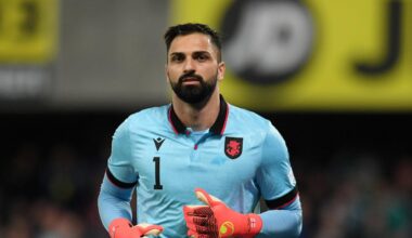 Internationals: Mamardashvili makes penalty save as five Reds feature on Monday