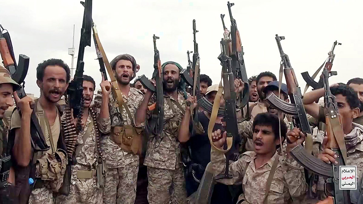 Fighters of Yemen's Houthis