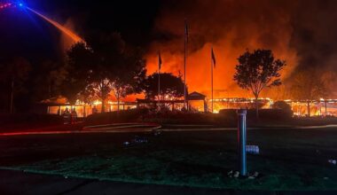 Crews still fighting large fire at clubhouse near Lake Oconee – WSB-TV Channel 2