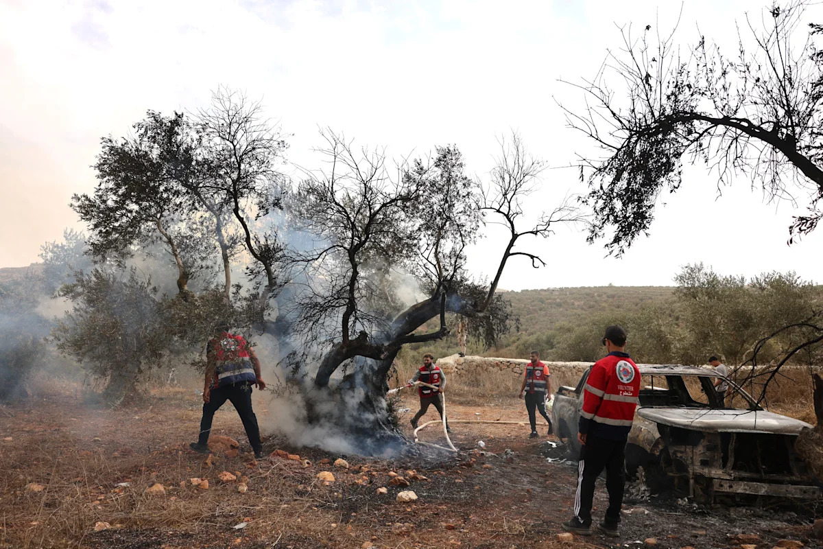 Israeli settlers continue progrom amid olive harvest in occupied West Bank
