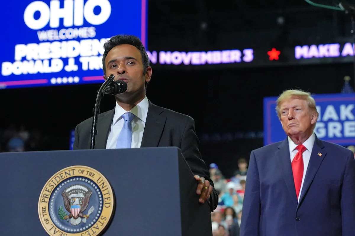 Ohio Republicans' statewide bus tour rolls as Ramaswamy ad with Acton's mother divides the party
