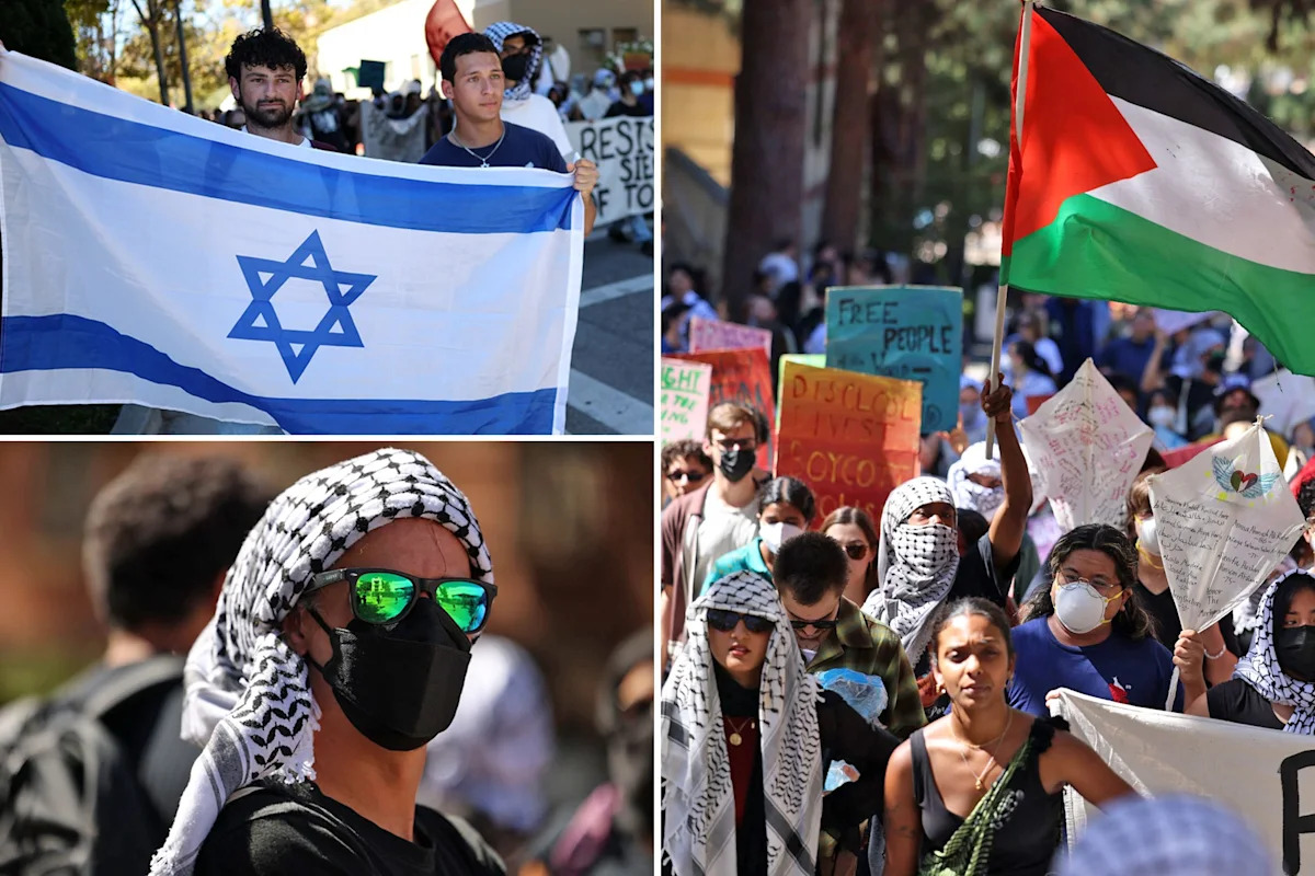 Pro-Palestine UCLA students ‘chanting for death and destruction’ of Israel on Oct. 7 anniversary