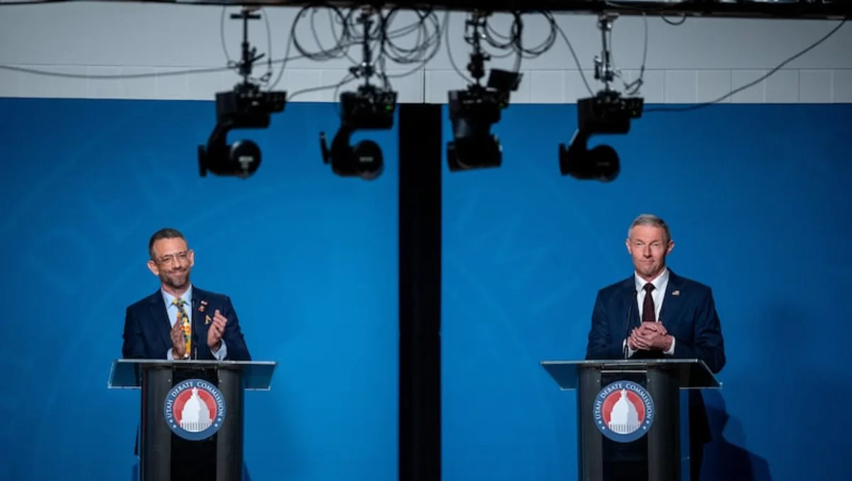 Mike Kennedy and Jonny Larsen disagree on Iran war and gas prices in Utah’s 4th District debate