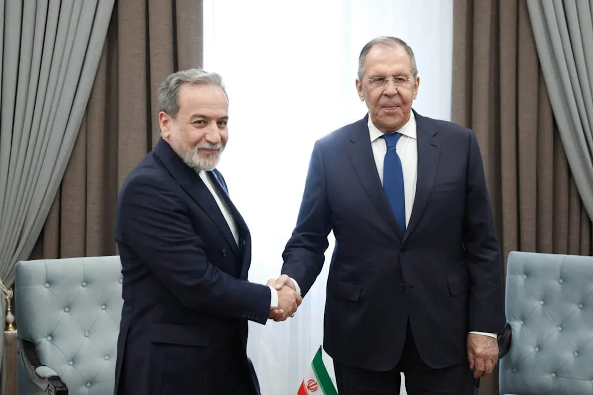 Russian Foreign Minister Lavrov meets Iran's Araghchi in Tehran