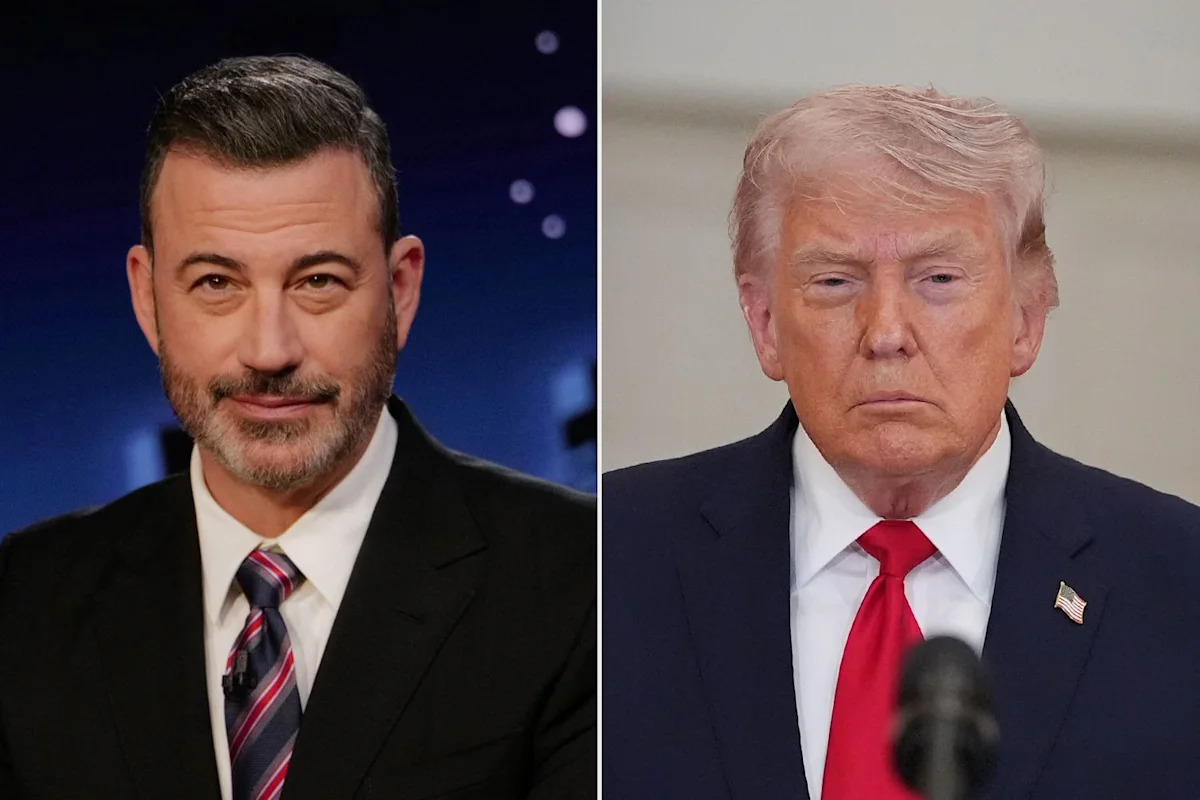 Jimmy Kimmel threatens to call the FCC on Trump for suggesting Iran should bomb California
