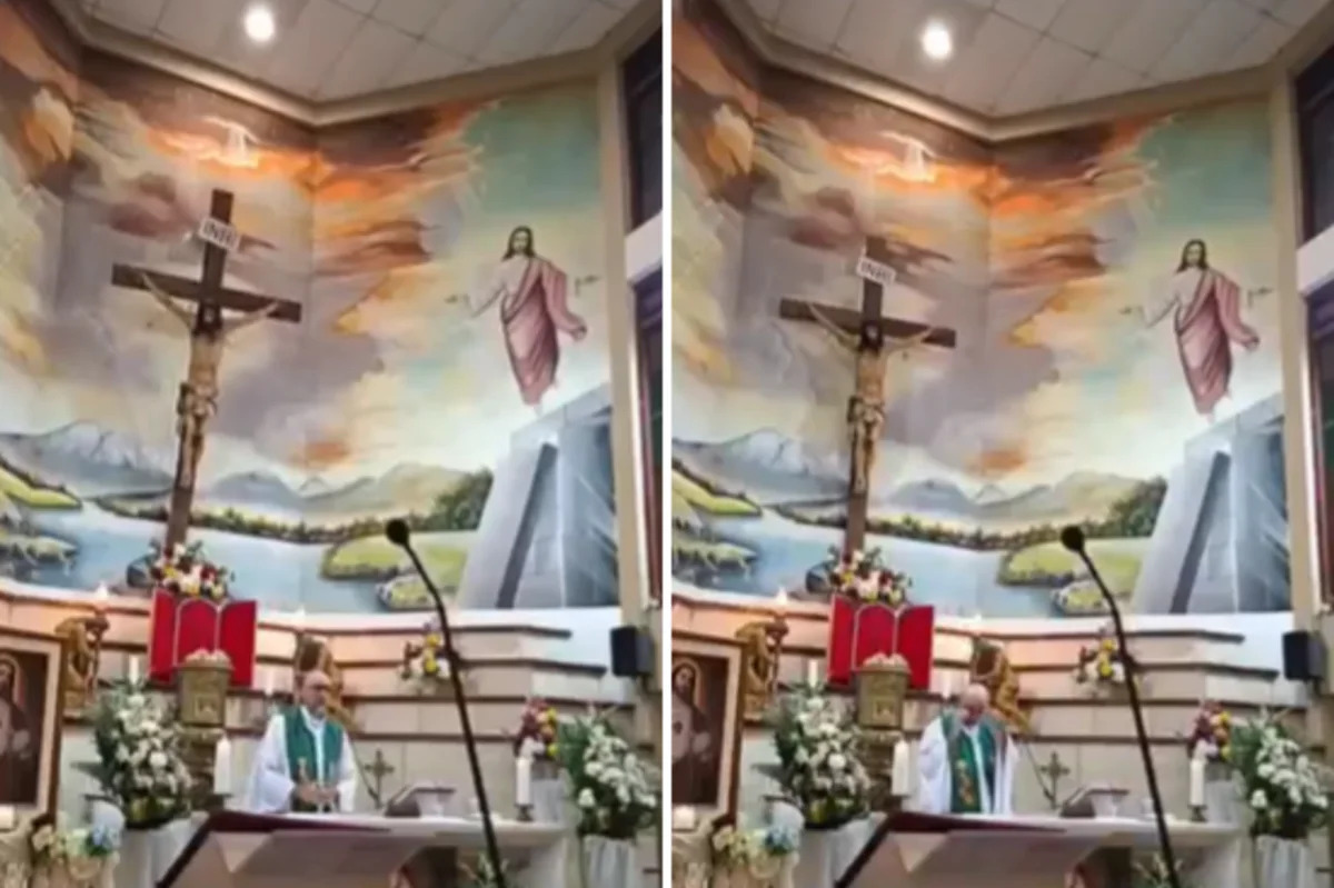 Priest dies after crucifix falls on him during mass livestream