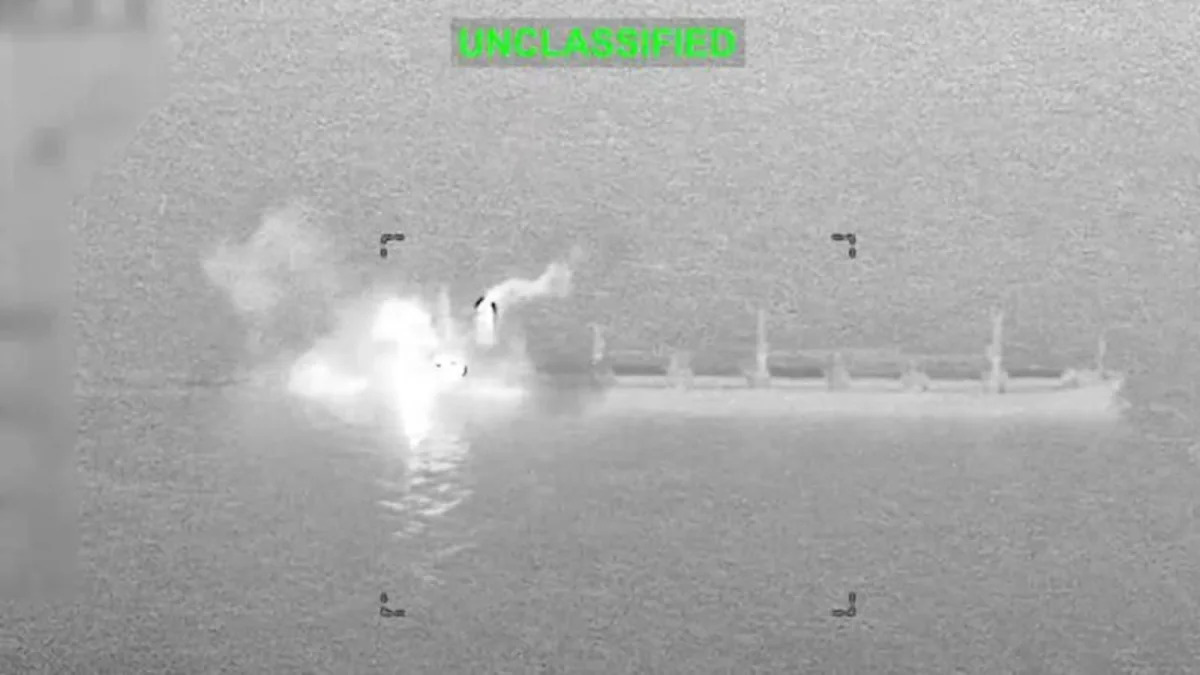 US military says it disabled cargo vessel trying to run Iran blockade