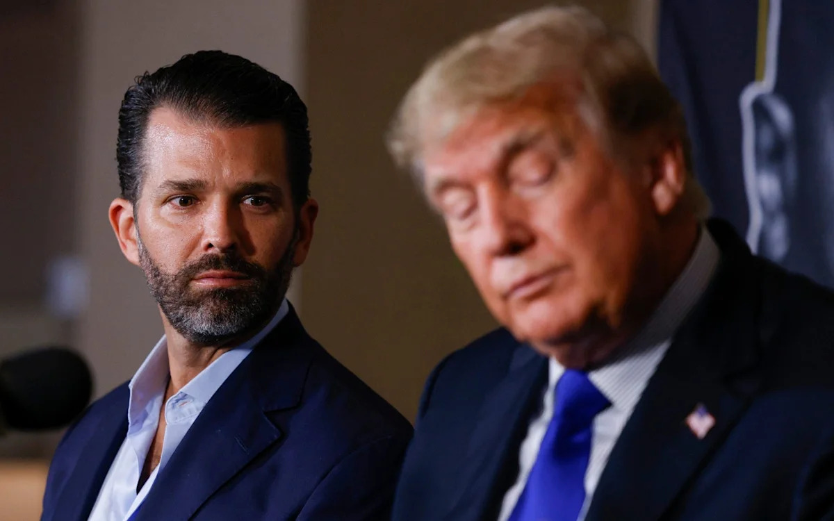 Don Jr ‘expressed private concerns about the Iran war to his father’