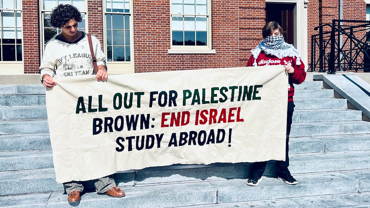 Brown students launch new campaign targeting Brown University Study Abroad to Israel programs