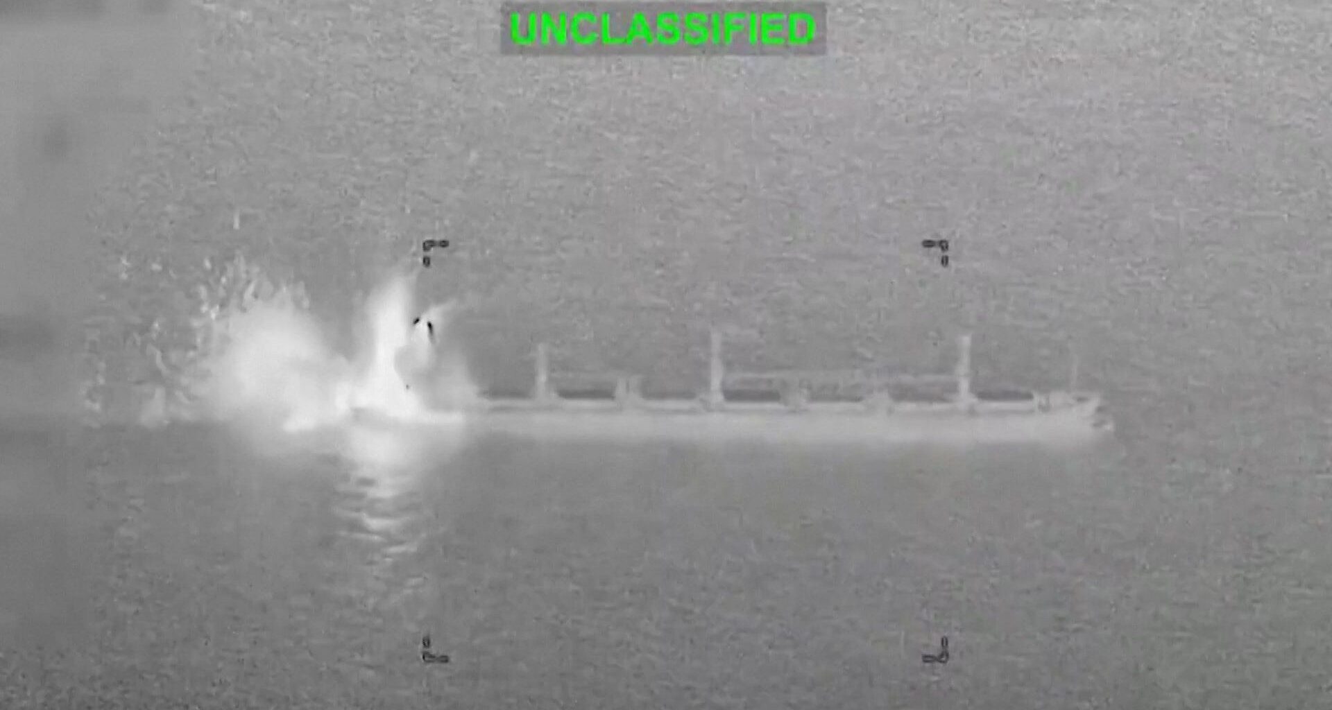 US bombs cargo vessel in Gulf of Oman ‘trying to run Iran blockade’ | US-Israel war on Iran