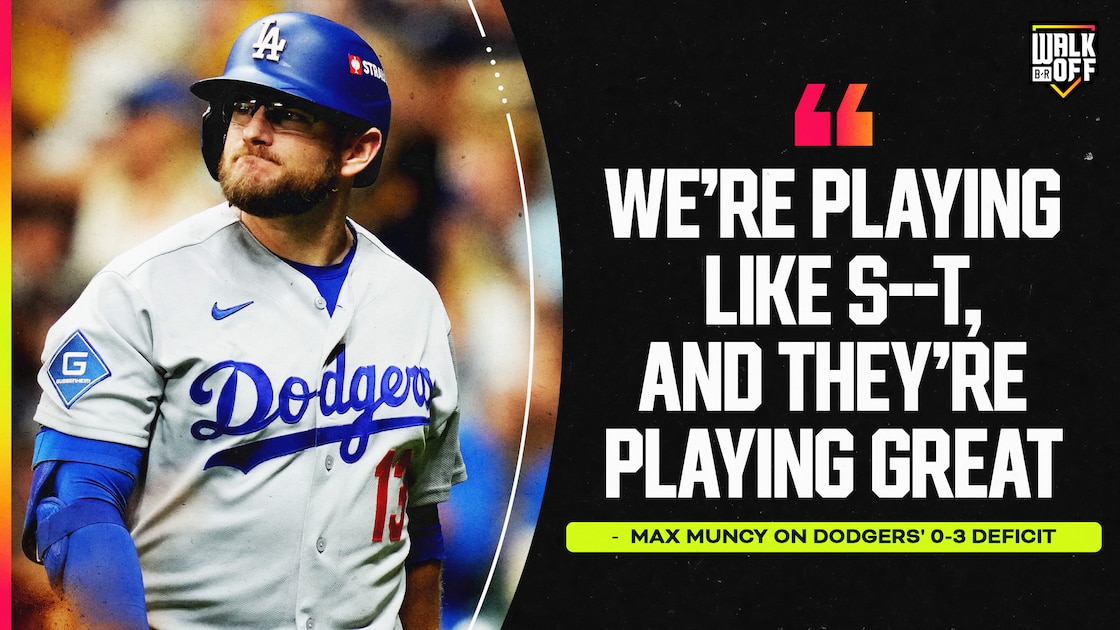 'We're Playing Like S--t,' Dodgers' Max Muncy Reacts to 3-0 NLCS Deficit vs. Brewers
