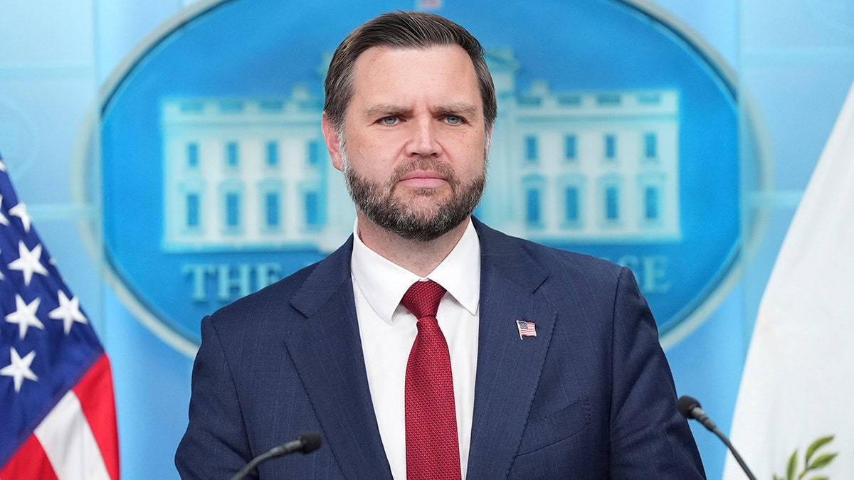 Vice President JD Vance speaks at White House press briefing