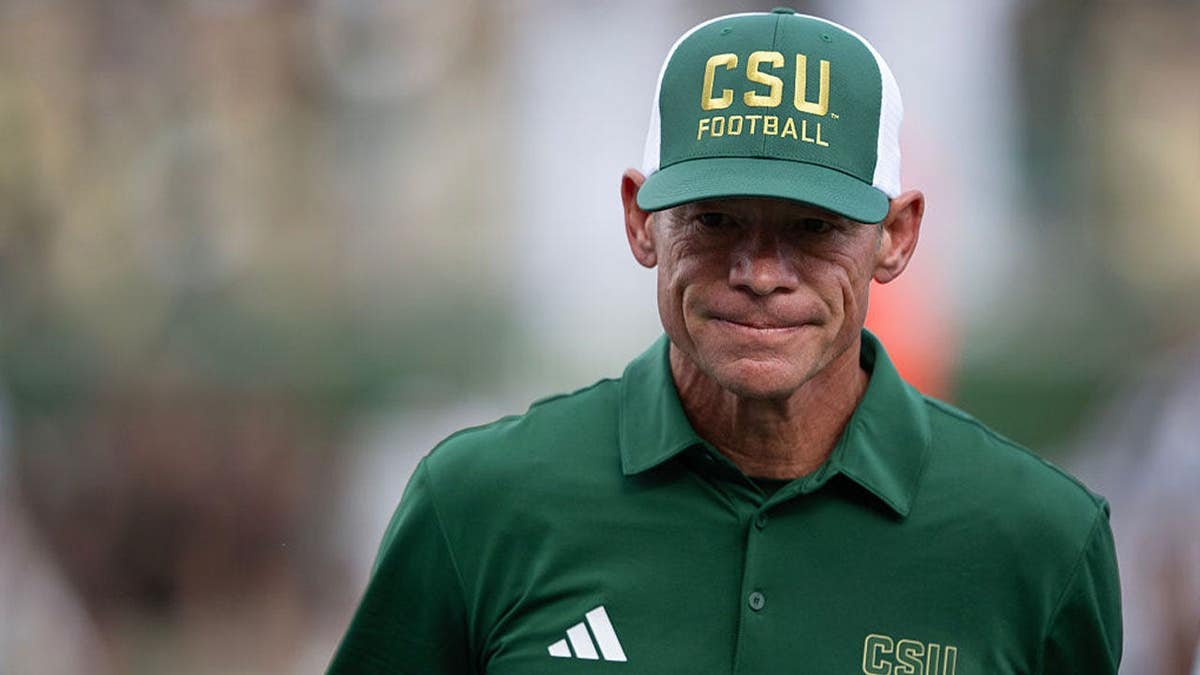 Head coach Jim Mora of the Colorado State Rams