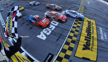 Kyle Larson wins wild Talladega NASCAR Cup race after charging from 11th on final lap