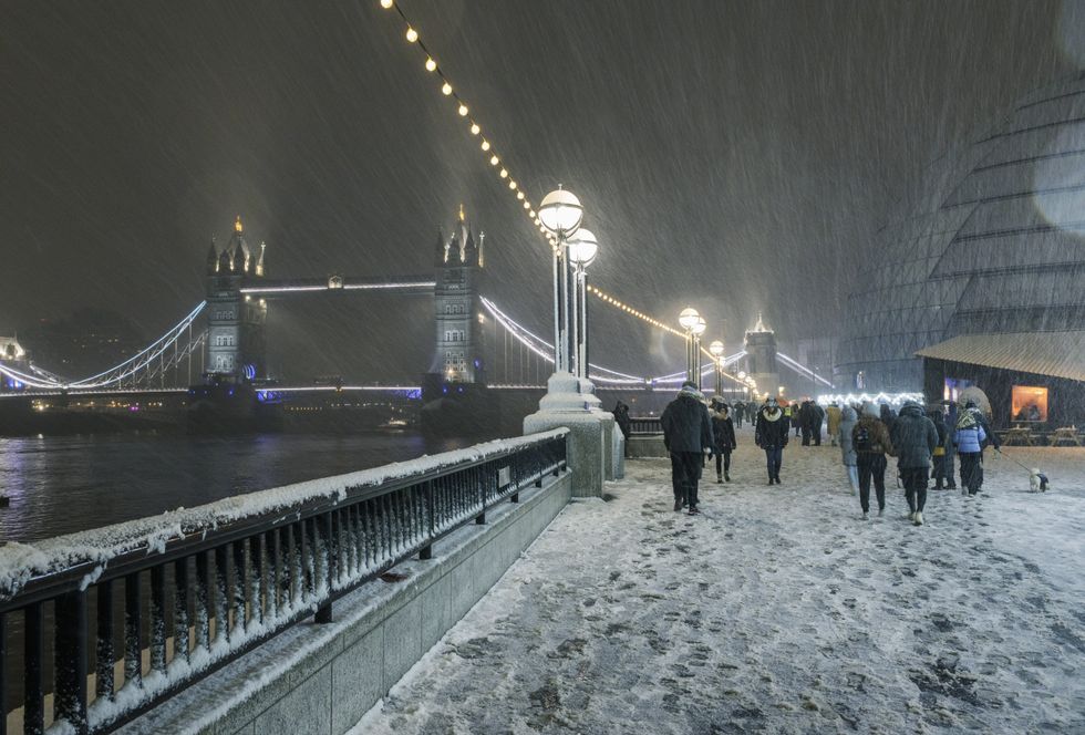 London in winter