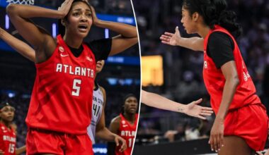 Angel Reese gives up on Atlanta Dream teammates mid-play during WNBA Finals Game 2