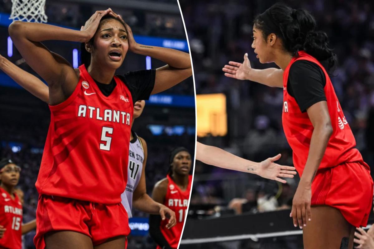 Angel Reese gives up on Atlanta Dream teammates mid-play during WNBA Finals Game 2