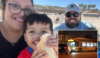 California bus driver killed after shift leaves behind wife and 2 young sons