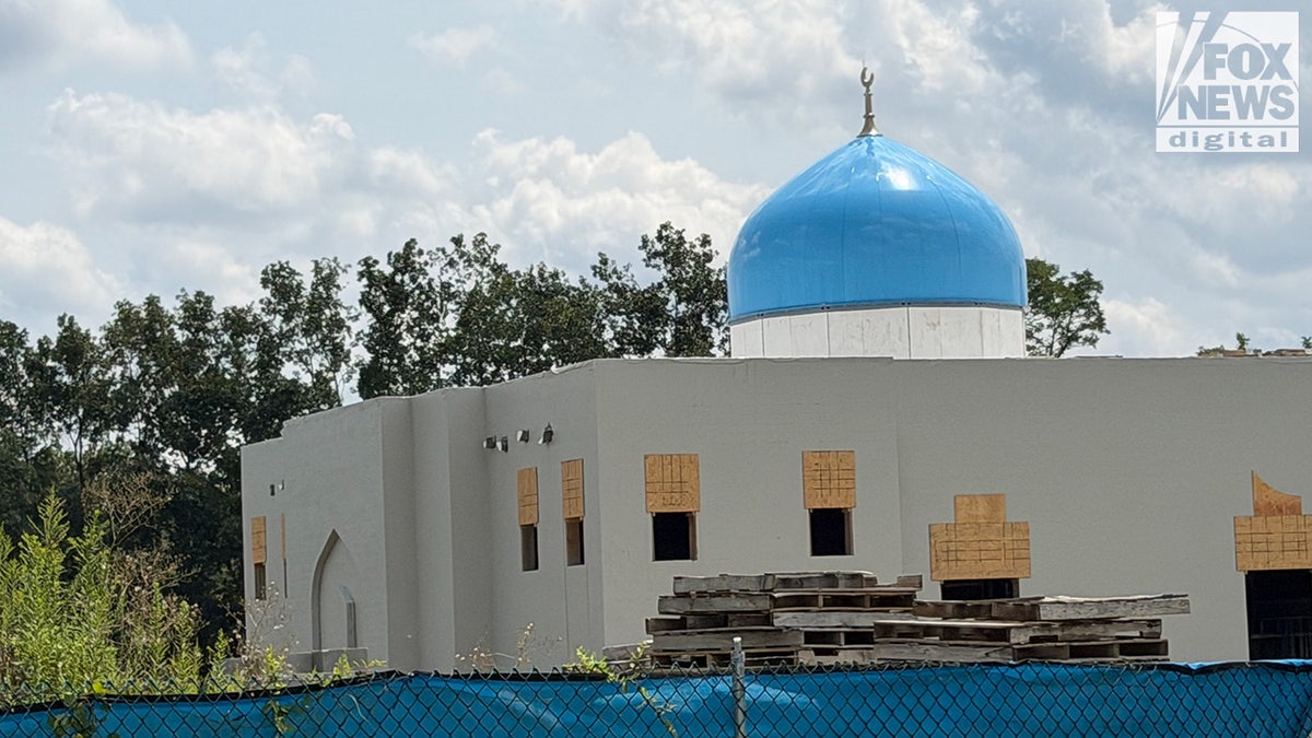 photo of mosque construction site