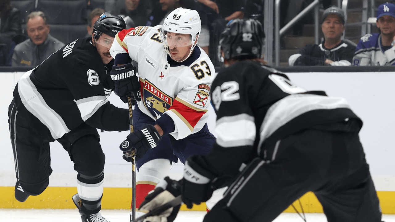 Panthers lose Brad Marchand to lower-body injury in win over Kings