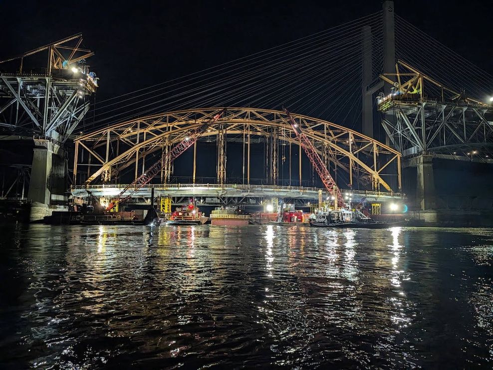 pattullo bridge arch removal fraser river october 2026