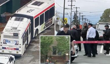 Gunman shoots sister, mom dead, sets Philly home ablaze before killing self during standoff on bus