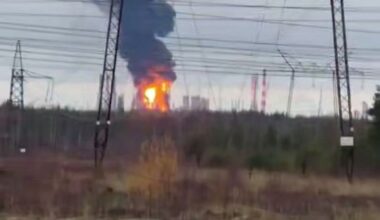 Ukraine war latest: Drone attack sparks fire at industrial facility in Russia's Surgut district