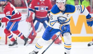 Sabres head to Montreal short three defensemen