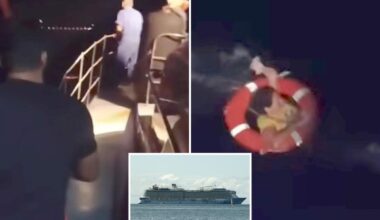 Bizarre reason woman went overboard on a Royal Caribbean cruise ship revealed