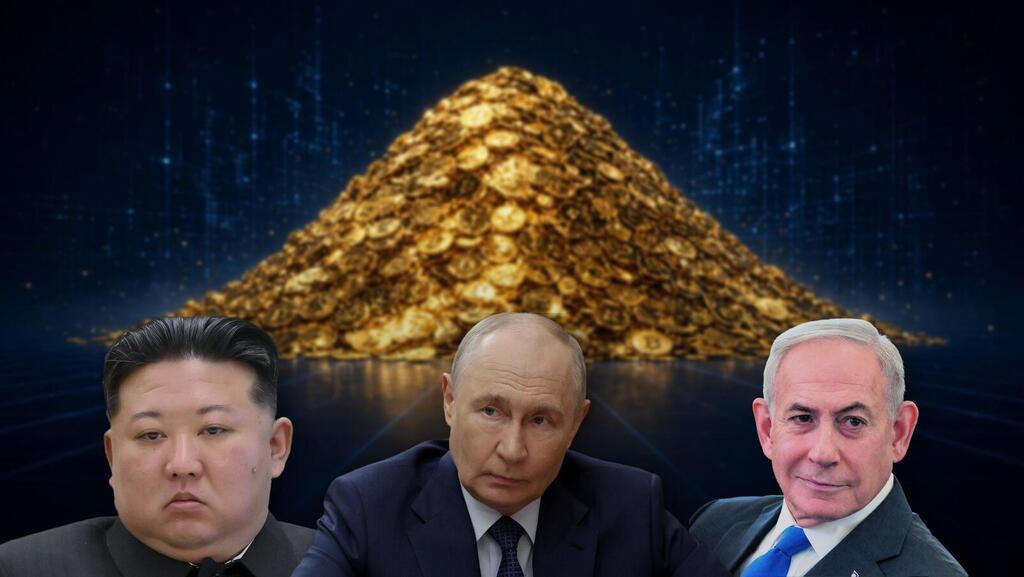 Photos: Alex Kolomoisky, Vyacheslav Prokofyev, Kristina Kormilitsyna, Sputnik, Kremlin Pool Photo via AP קריפטו בנימין נתניהו ולדימיר פוטין קים ג'ונג און