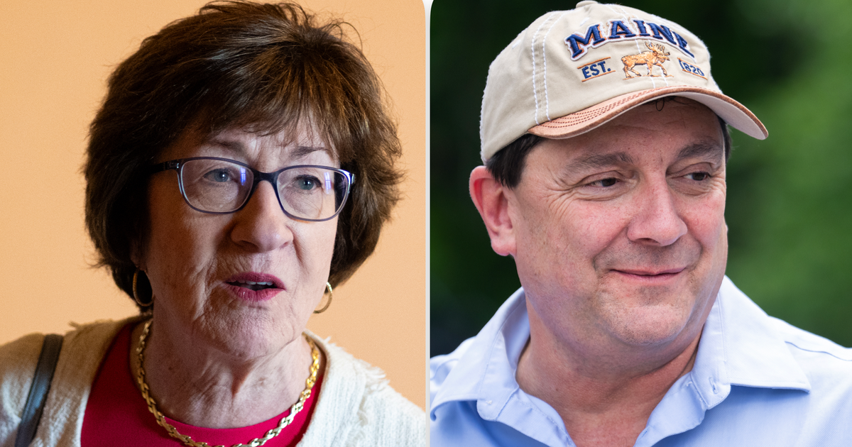 CBS News poll finds voters split on state v. national focus in tied Maine Senate race