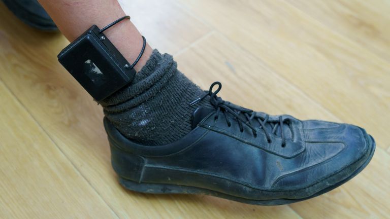 An electronic ankle bracelet. File pic: iStock