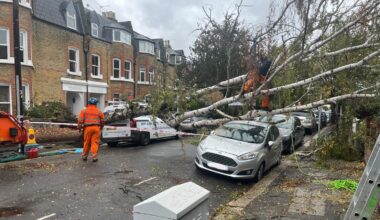 Storm Austen latest: More bad weather approaches - as tree smashes car despite 'not being very windy' in suburb | UK News