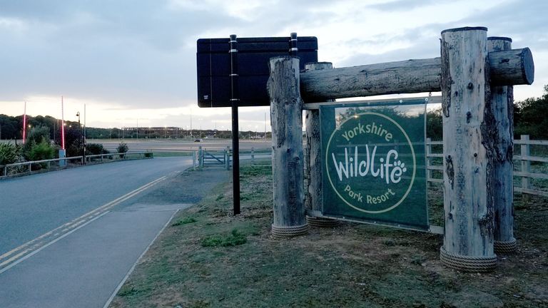 The park remains closed after it was evacuated on Saturday. Pic: PA