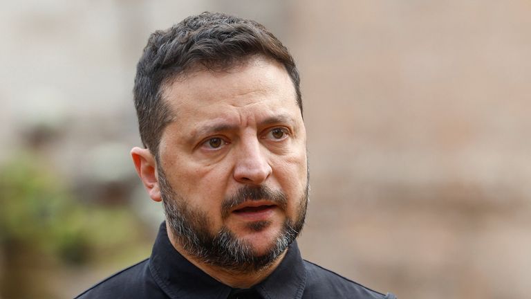 Ukraine's president Volodymyr Zelenskyy called it a 'gift' to Russia. Pic: Reuters