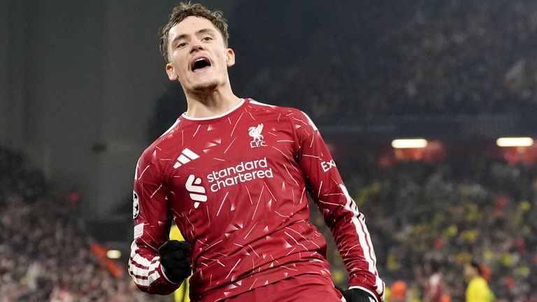 Substitute Florian Wirtz put Liverpool 4-2 up
