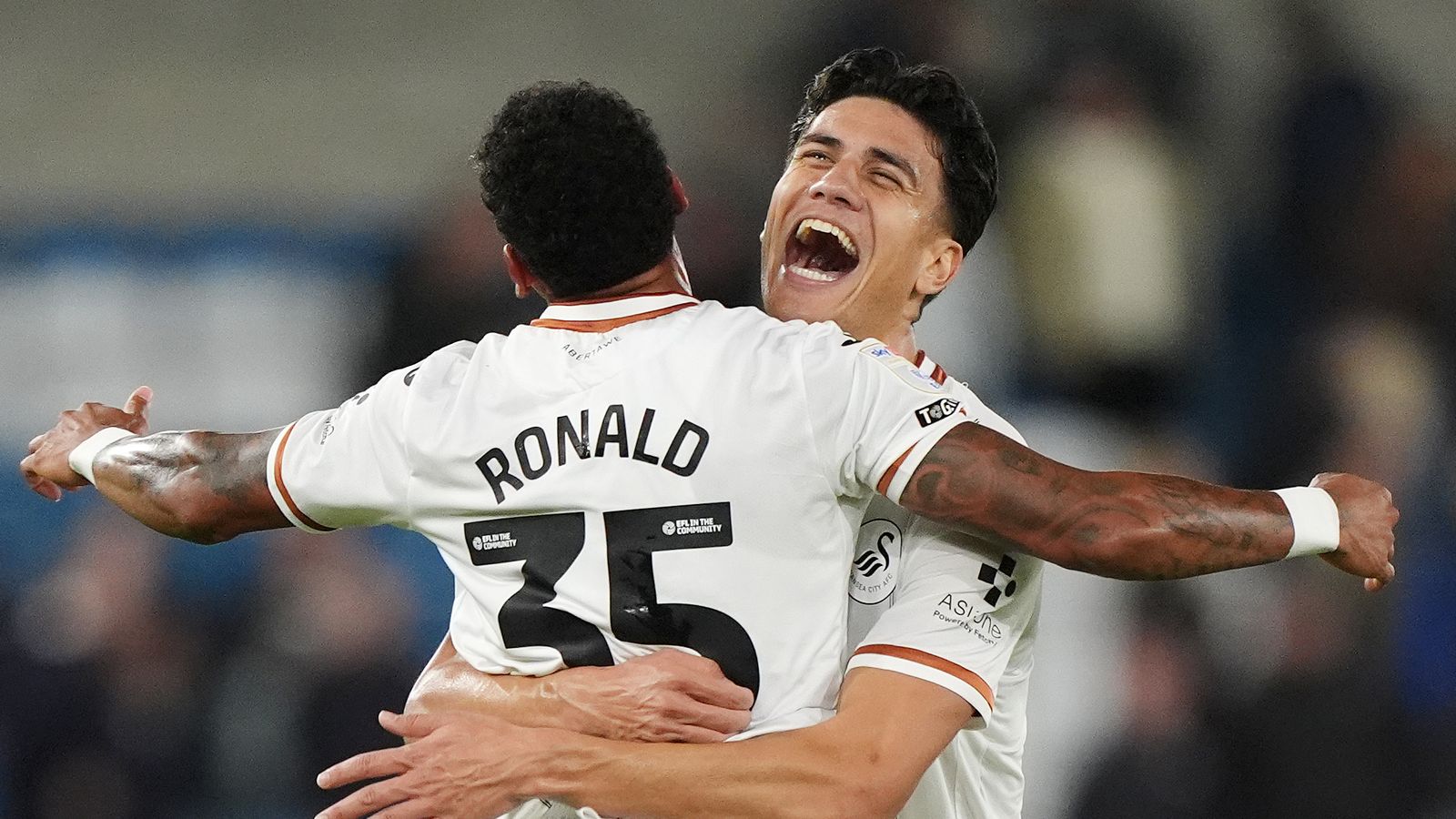 Millwall 0-1 Swansea: Ronald winner keeps Vitor Matos' side top - but game disrupted by alleged racist chanting | Football News