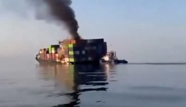 Two cargo ships sunk in Strait of Hormuz as Iran ramps up attacks in run-up to midterms