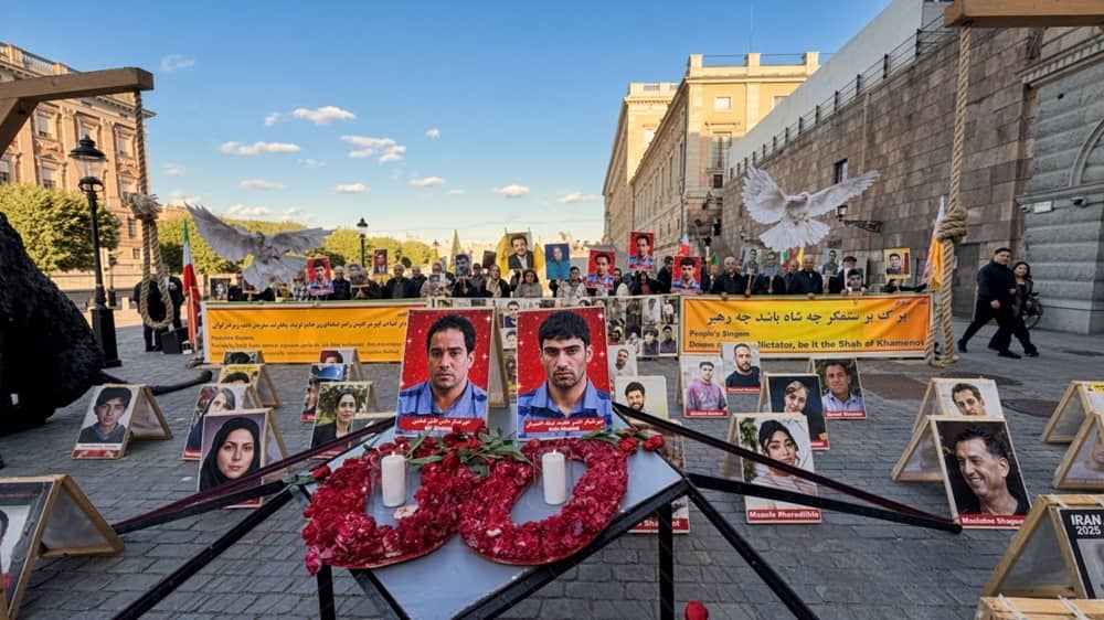 On October 3, 2026, NCRI supporters in Stockholm held a rally outside Sweden’s Parliament to condemn the Iranian regime’s execution of political prisoners and protesters