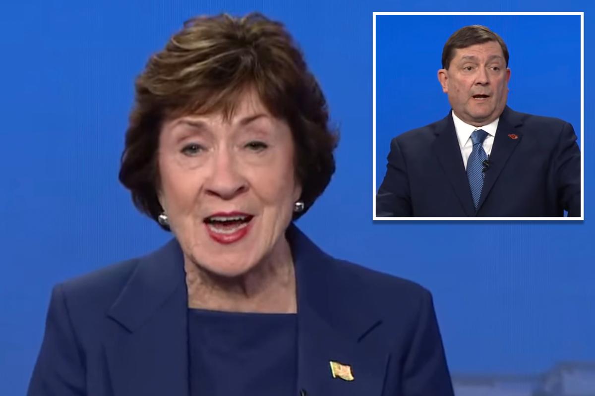 Susan Collins demands apology after Troy Jackson accuses her of 'making money' off Iran war during Maine Senate debate