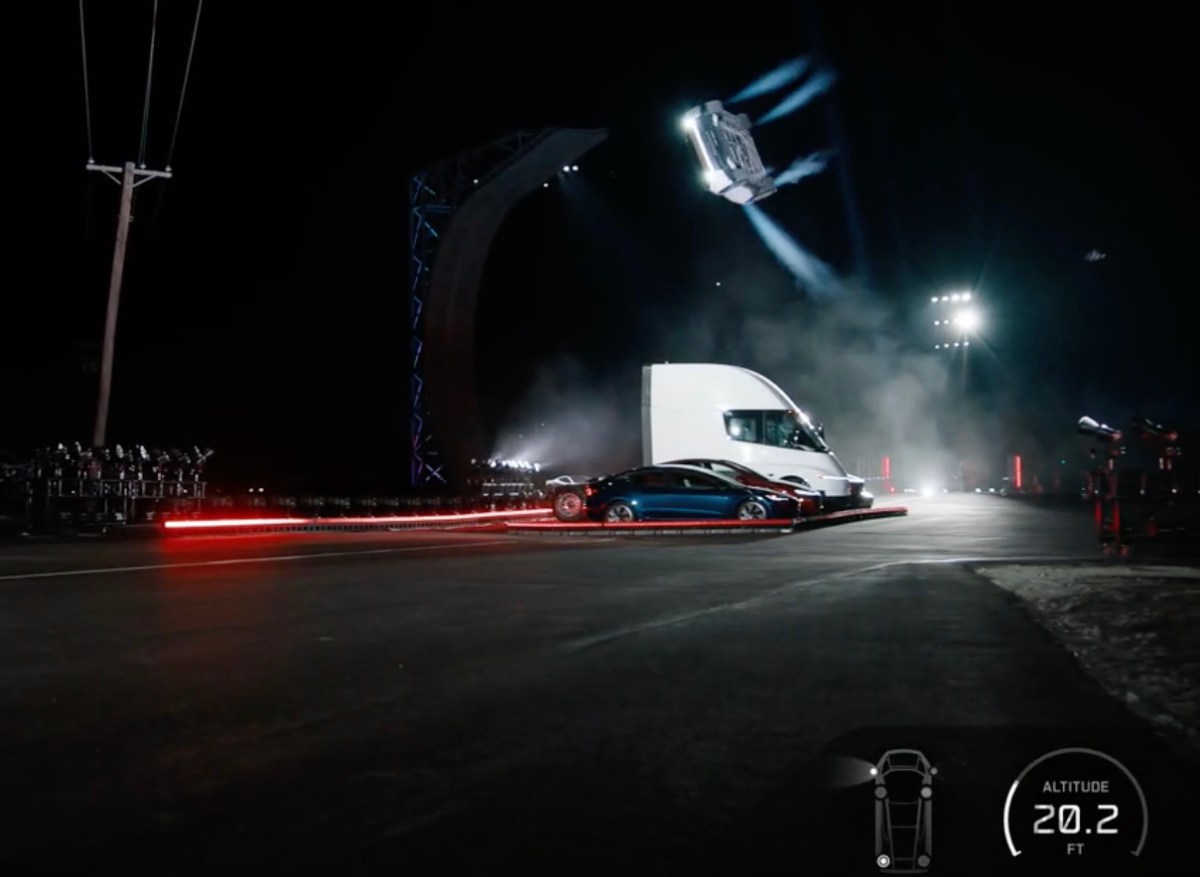 Tesla reveals SpaceX-powered Roadster that flies and falls with style